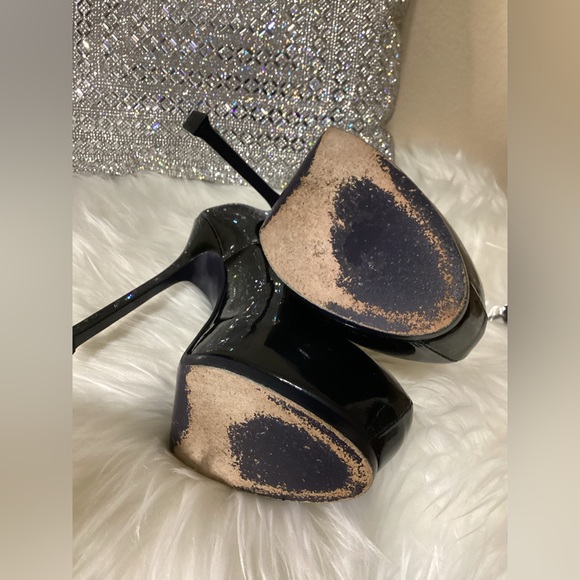 Authentic Saint Laurent black heels size 38 - Picture 5 of 11